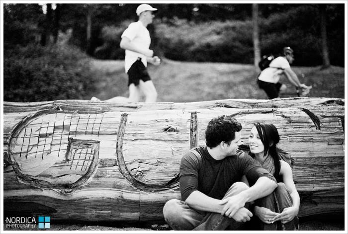 Stanley Park Engagement Photography | Brittani & Darren