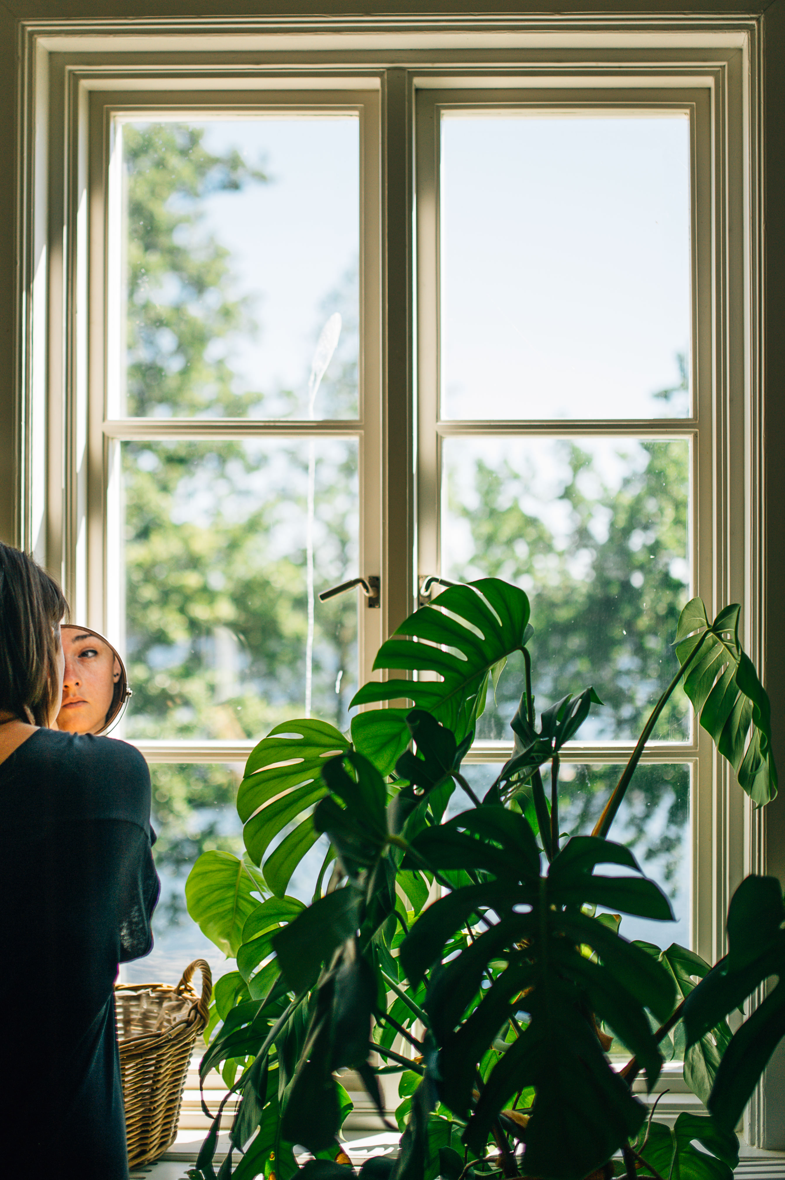 Swedish summer landscape surrounding Beckershof Herrgård