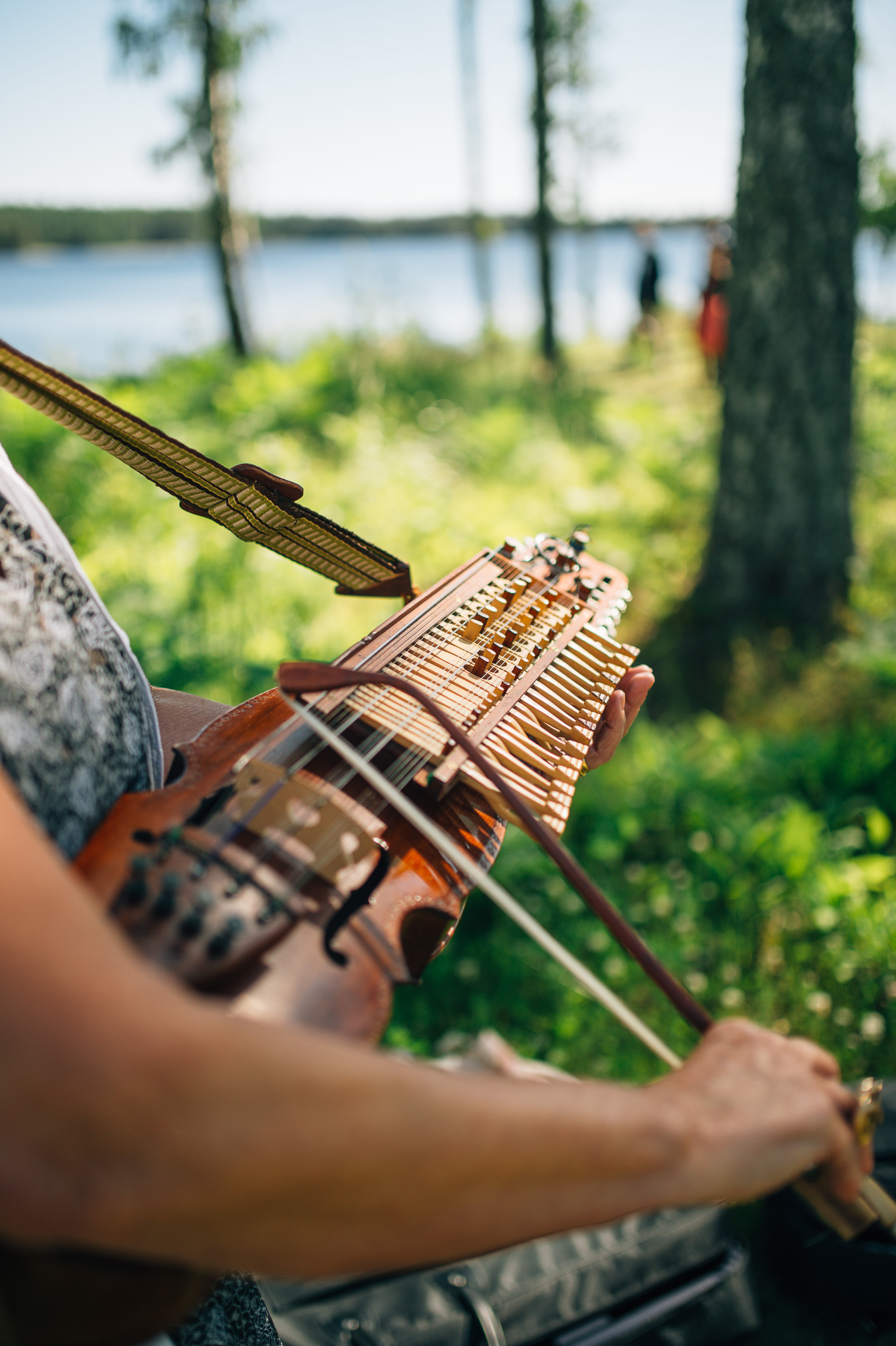 Emotional vows exchanged during birch forest wedding ceremony