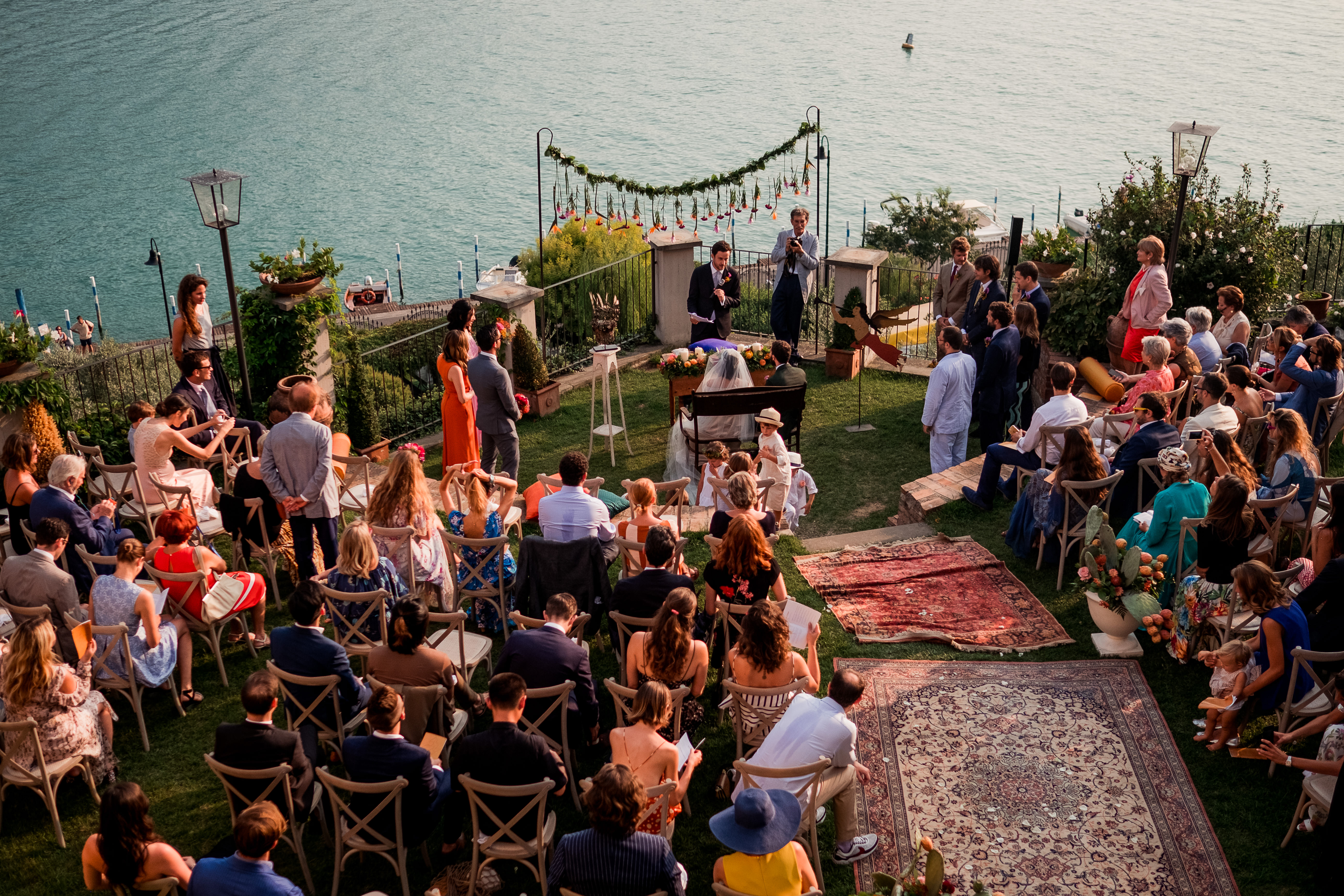 A wedding at Castello Oldofredi on Monte Isola, Lake Iseo, Italy