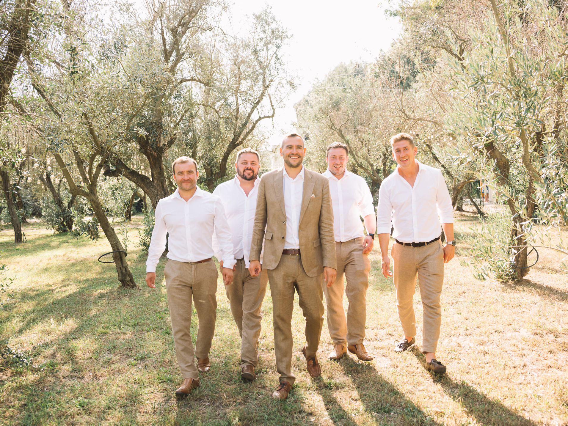 Puglia Wedding Groomsmen