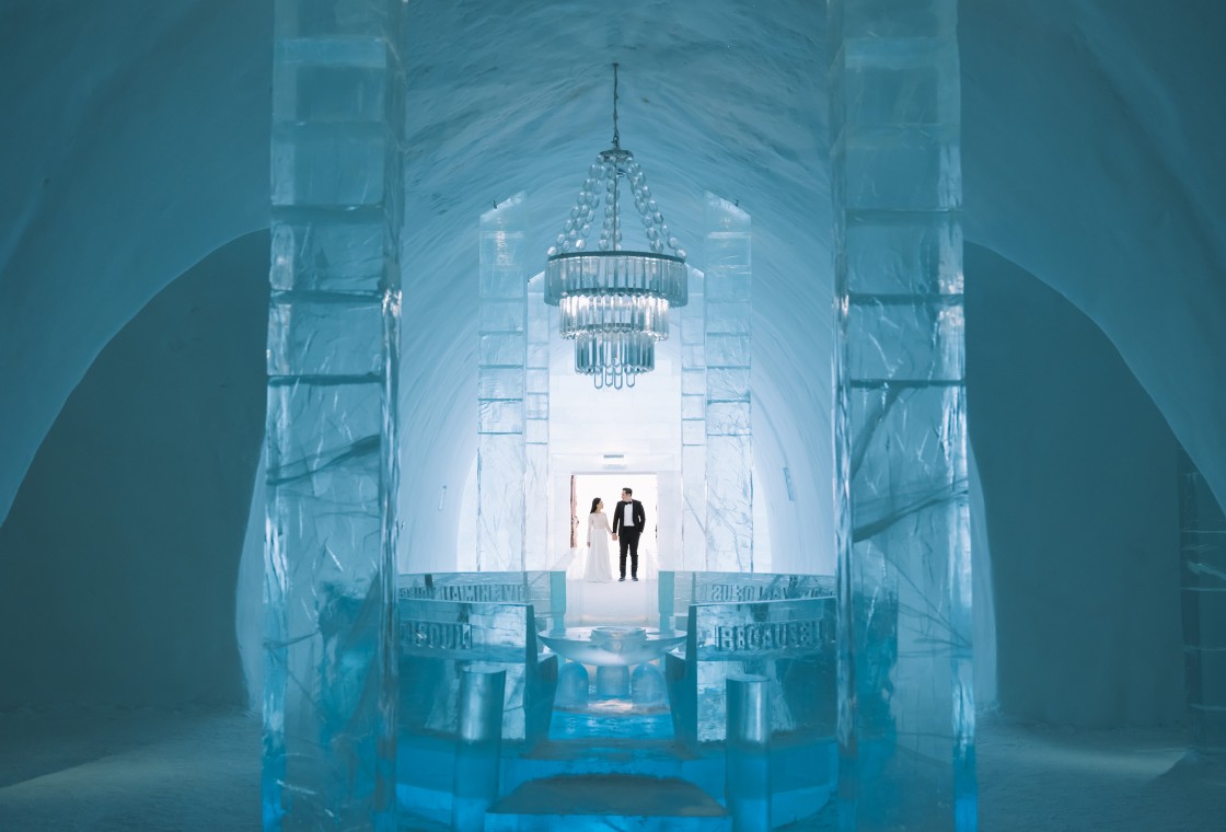 ICEHOTEL wedding
