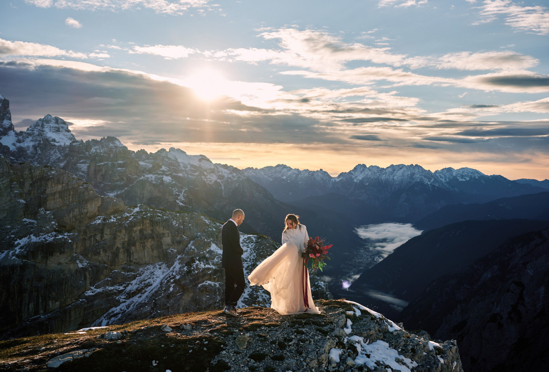 Dolomites elopement photographer