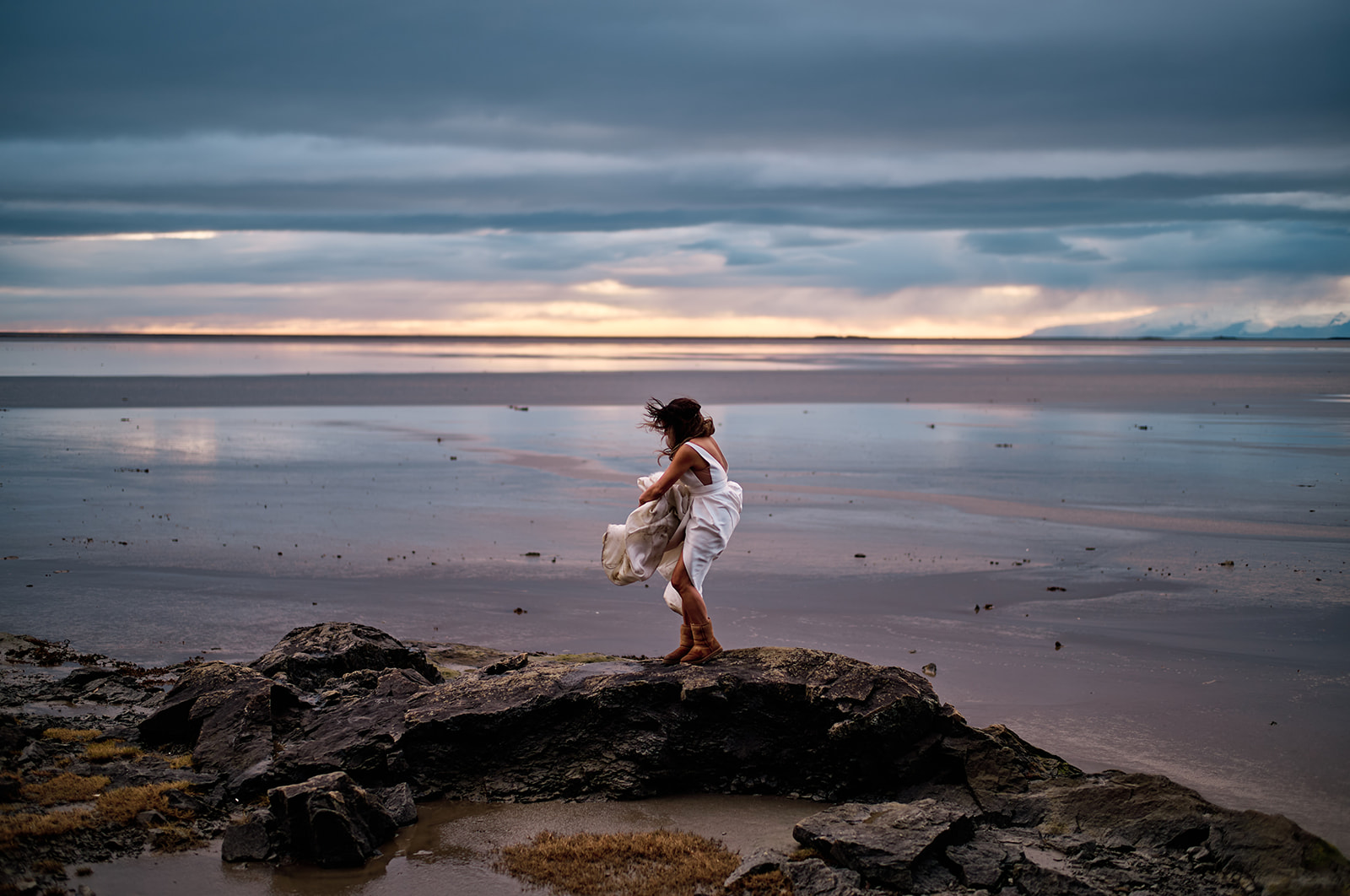 Iceberg detail at Jokulsarlon during south Iceland elopement shoot