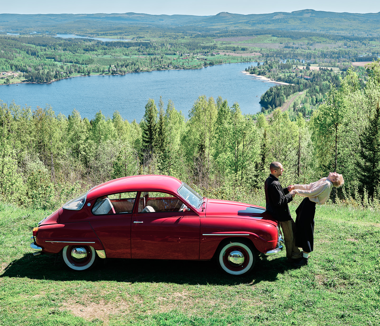 Final light at Humlegårdsstrand, Hälsingland Sweden