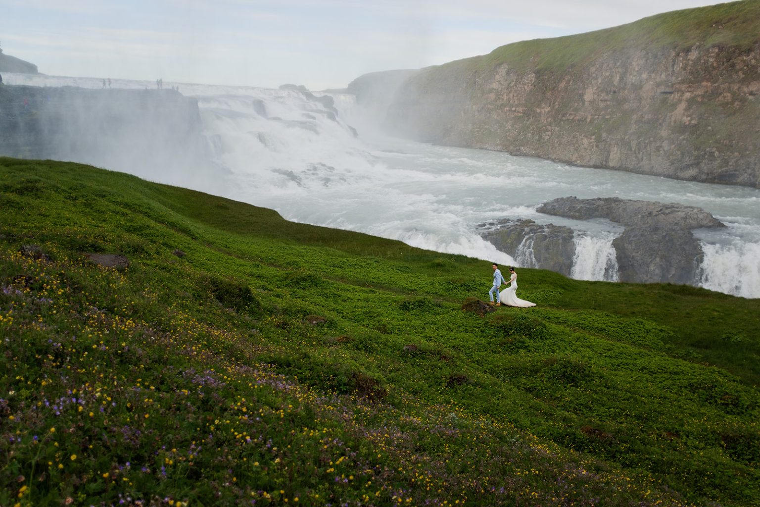 Gullfoss waterfall on the Golden Circle