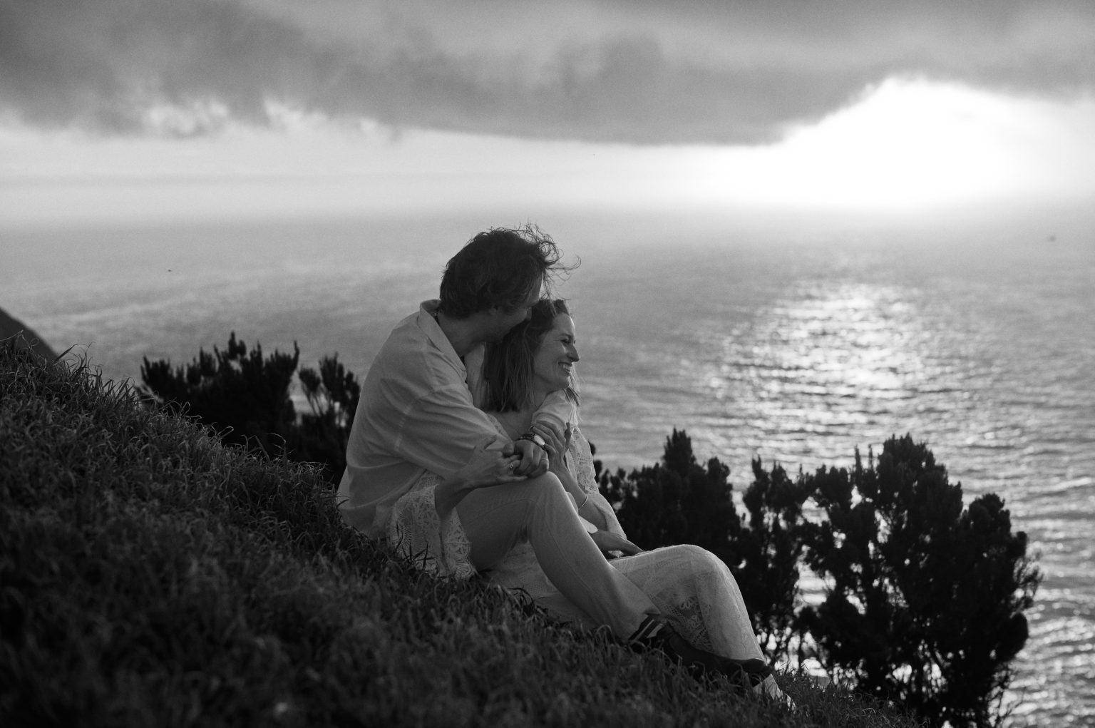 Sitting on the hillside above a silver sea, São Miguel