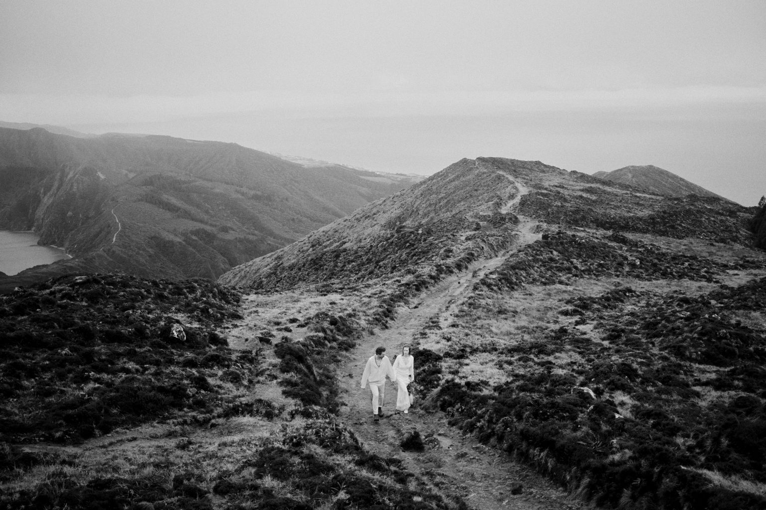 Following the highland trail across São Miguel