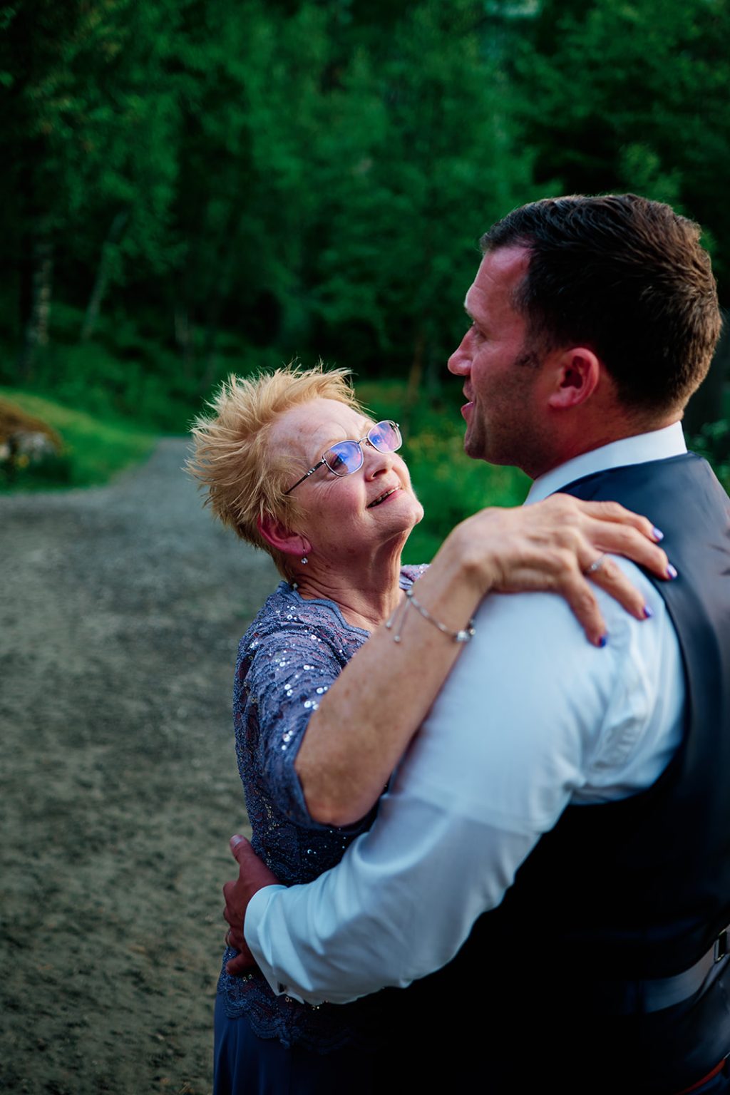 Will and his mother dancing at the wedding