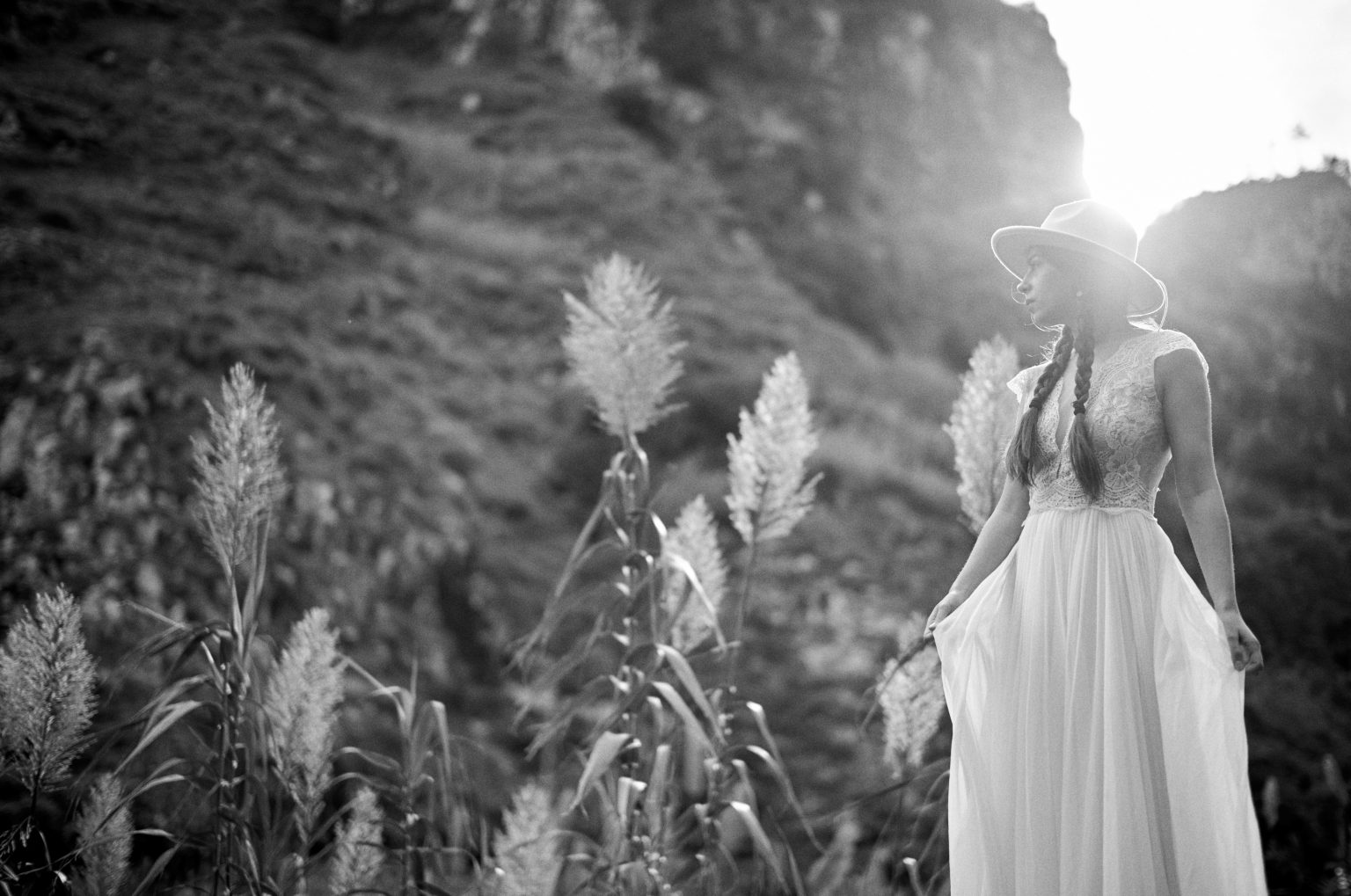 Madeira engagement photographer at the sea stacks of Ribeira da Janela, black and white