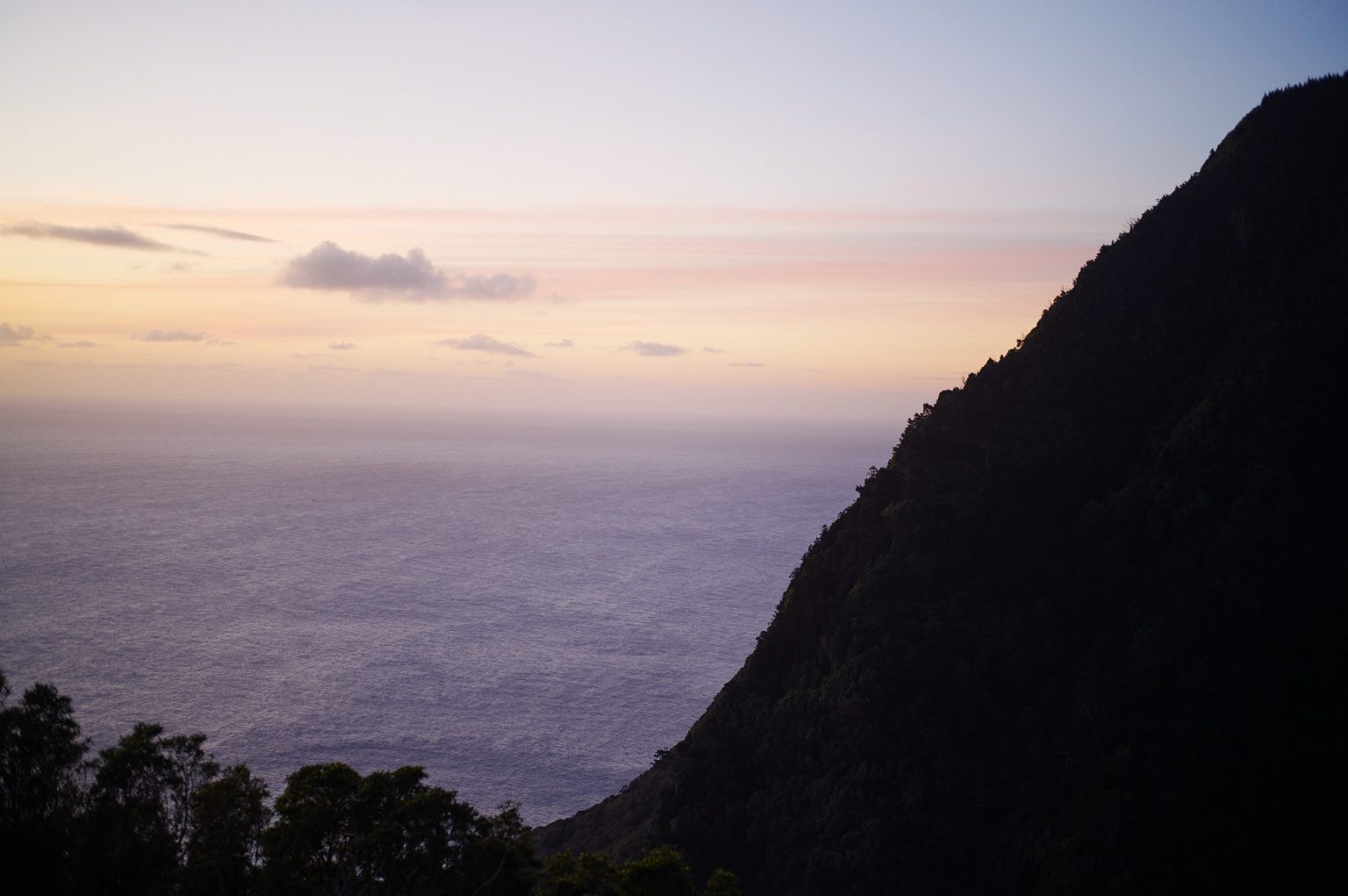 The sea cliffs of São Miguel, Azores