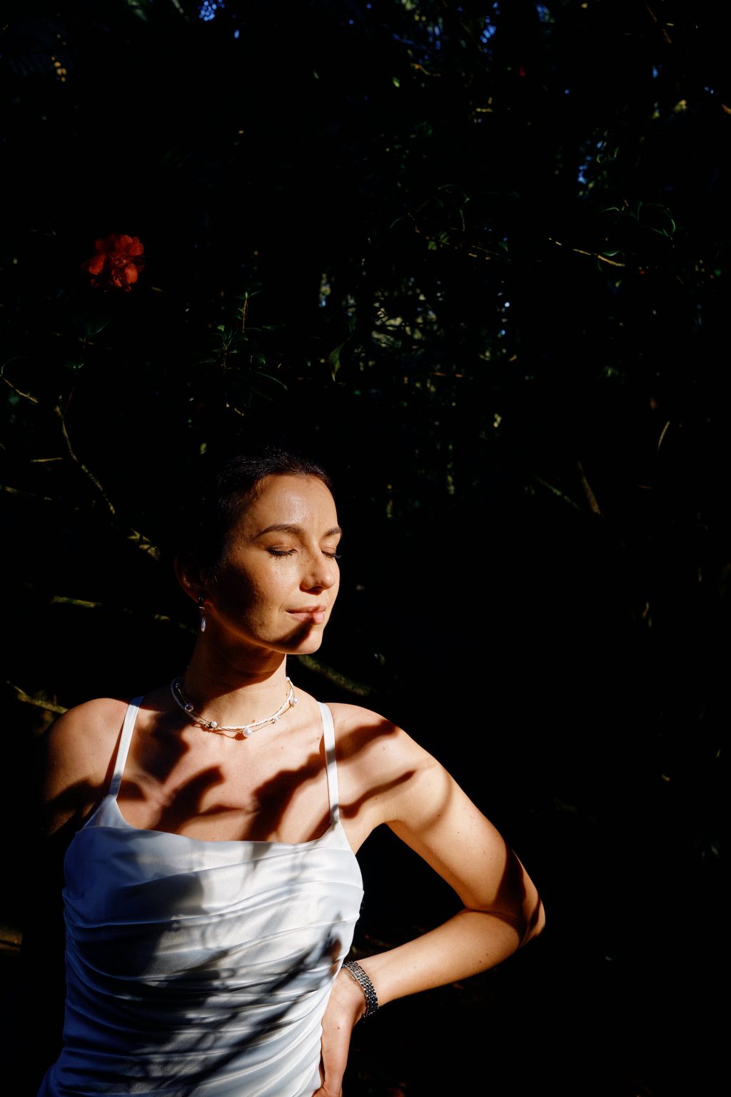 Bride portrait in the São Miguel light