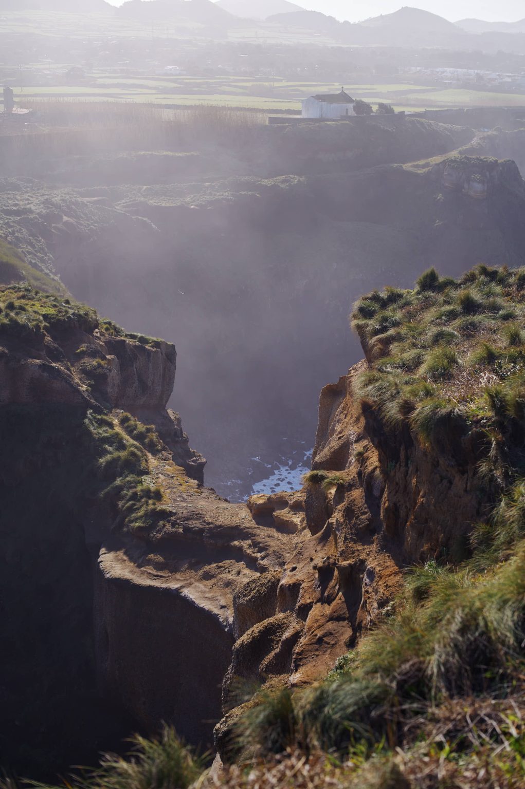 Mist over the São Miguel cliffs