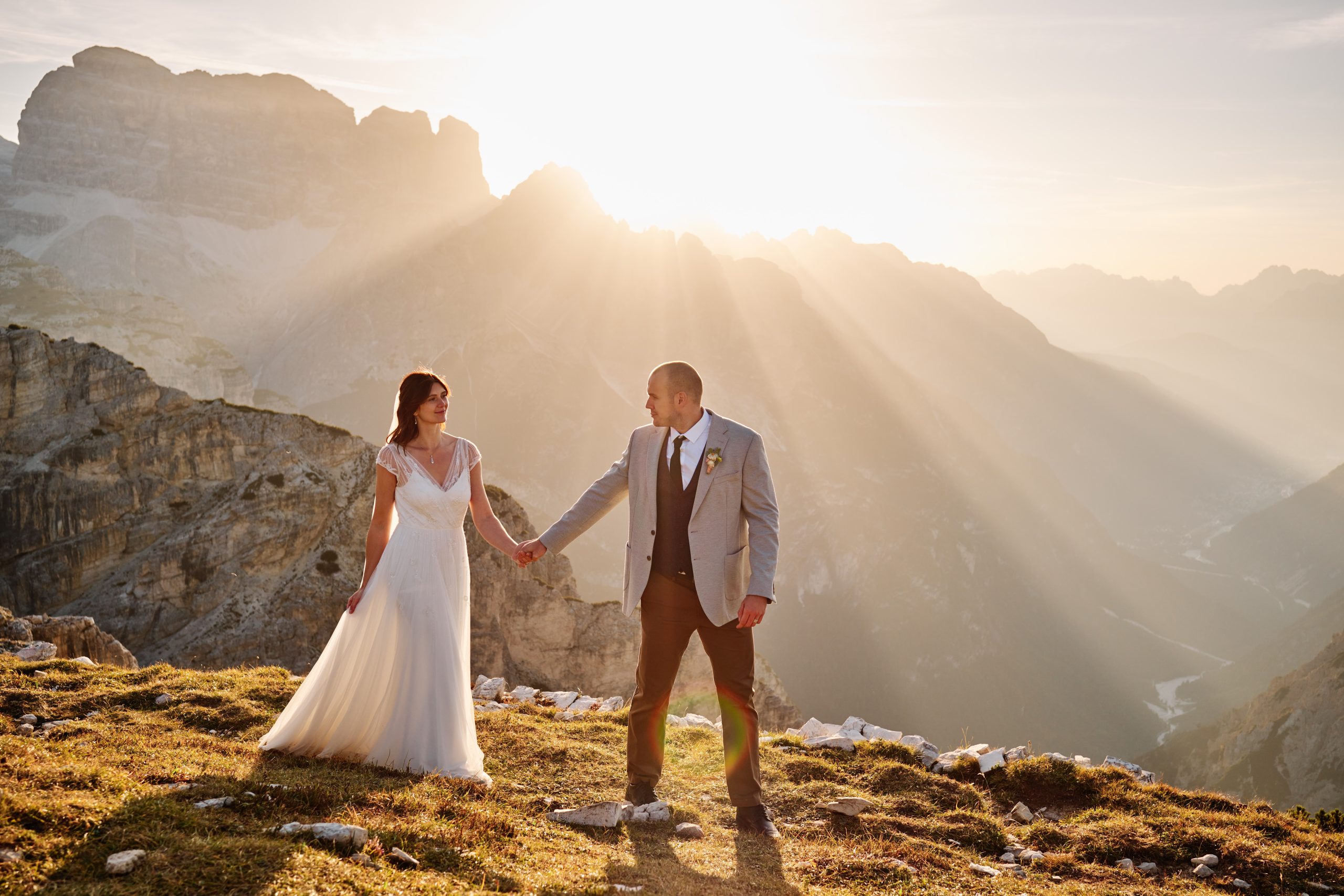 Lottie & Jack — Sunrise at Tre Cime
