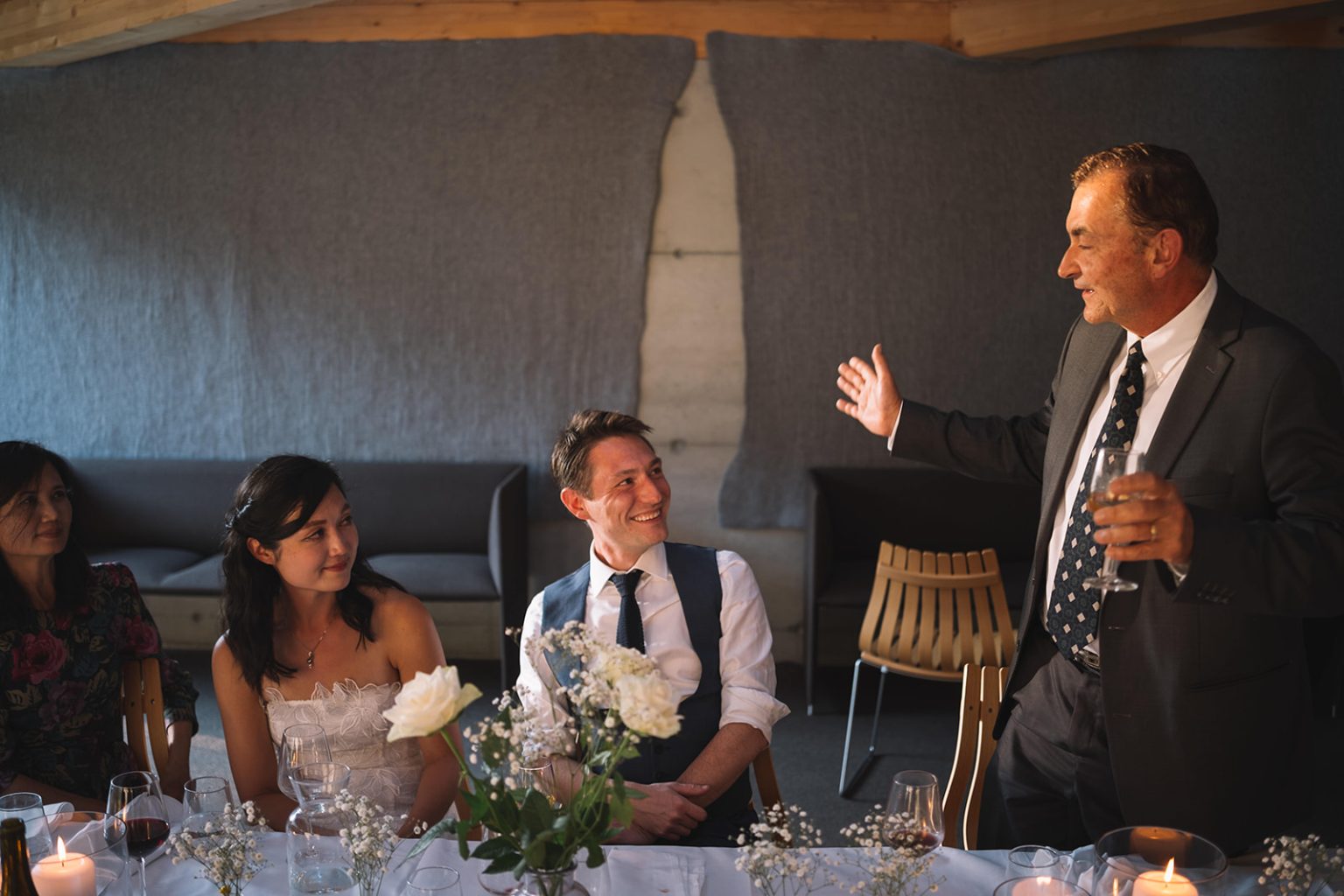 A speech at the Juvet wedding reception, Norway