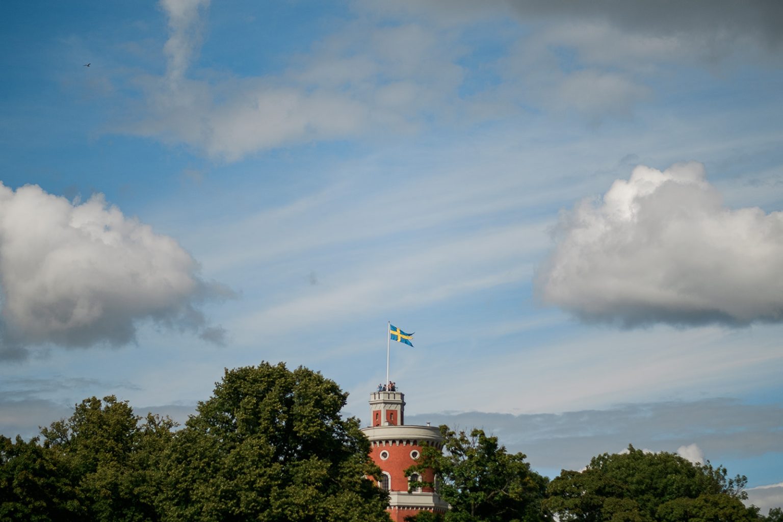 A lighthouse in the Stockholm archipelago