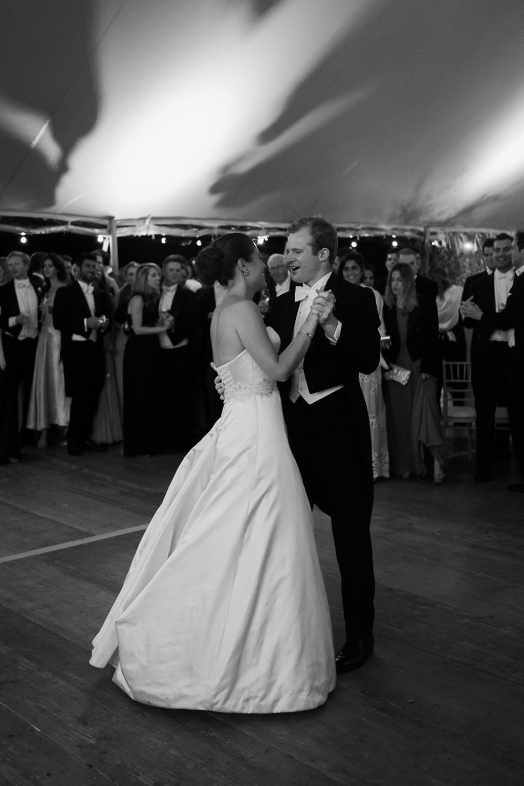 Bride dancing at the reception