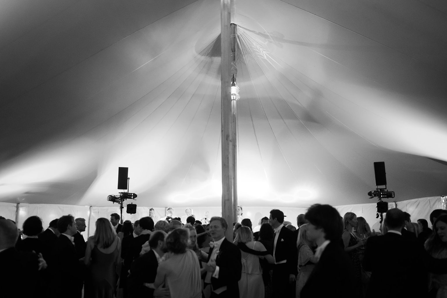 The marquee dance floor at night