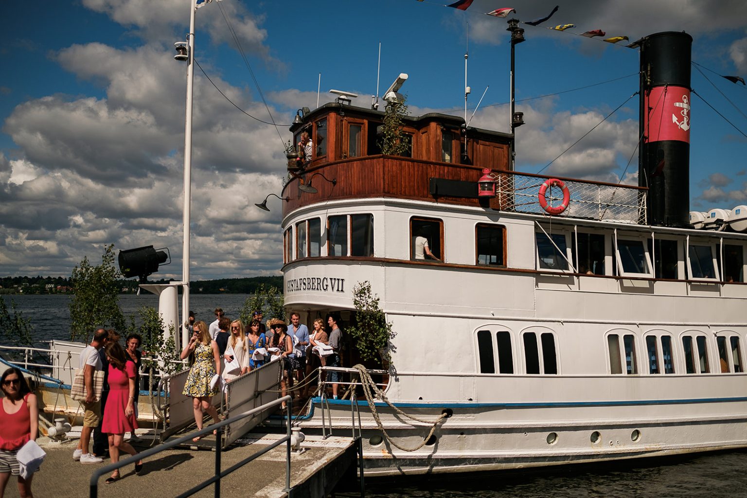 An archipelago steamer on the morning after the wedding