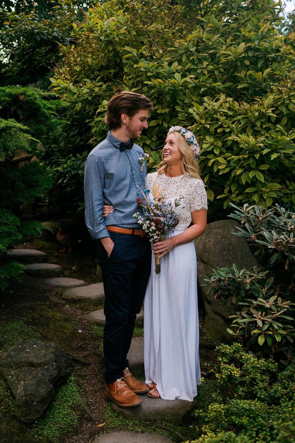 The couple in the gardens at Tivoli, Copenhagen