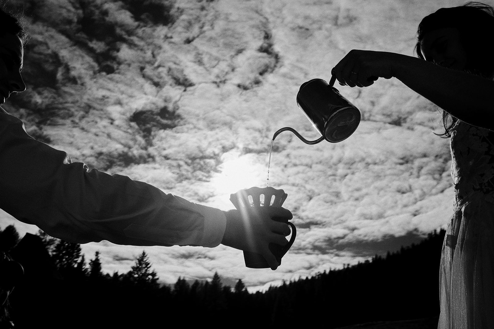 Yuliia and Gunnar in the Dolomites