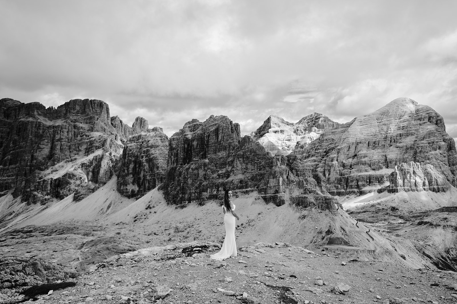 Views from Rifugio Lagazuoi above Passo Falzarego, Dolomites