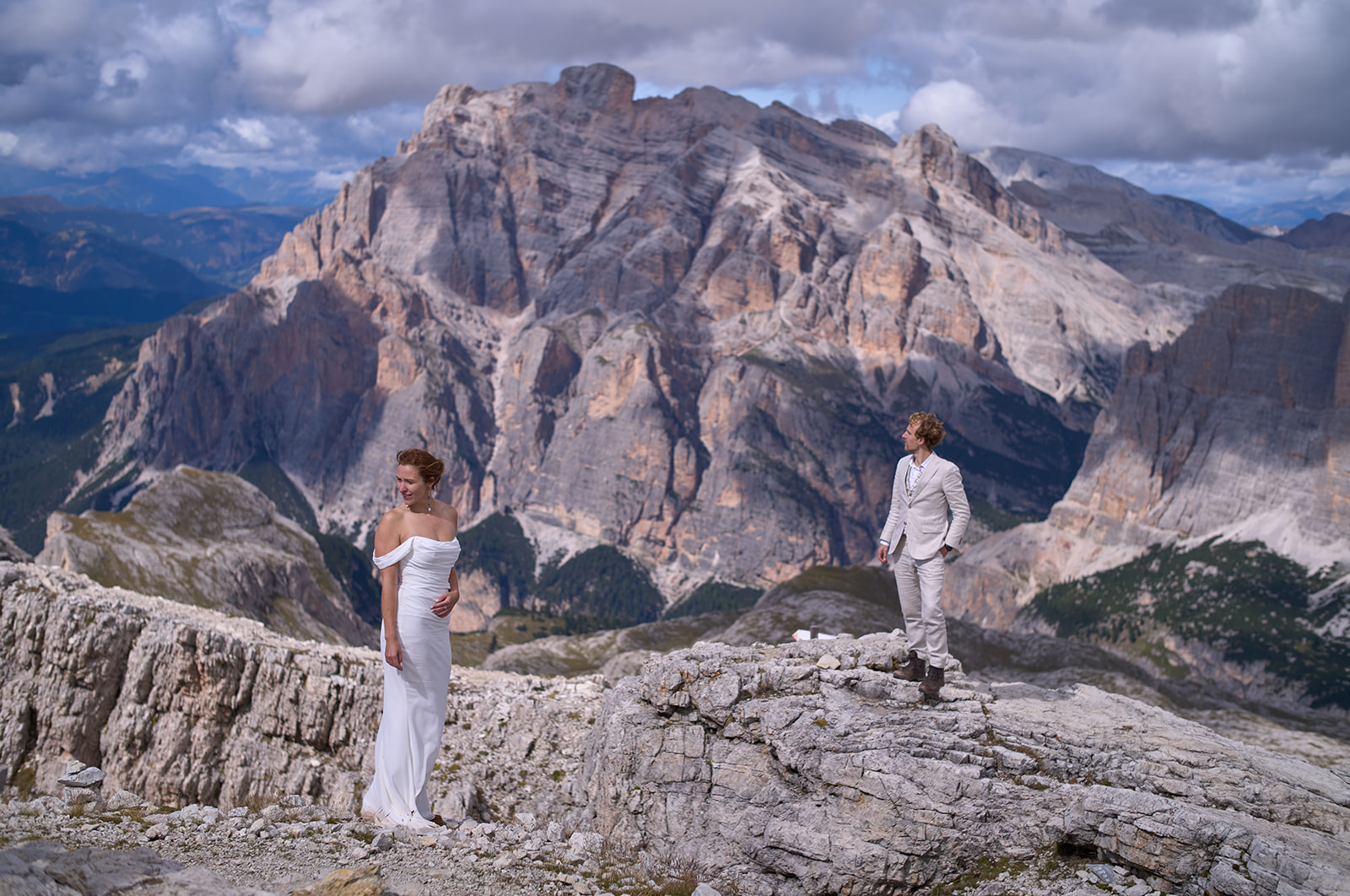 A sea of peaks from Rifugio Lagazuoi, Dolomites