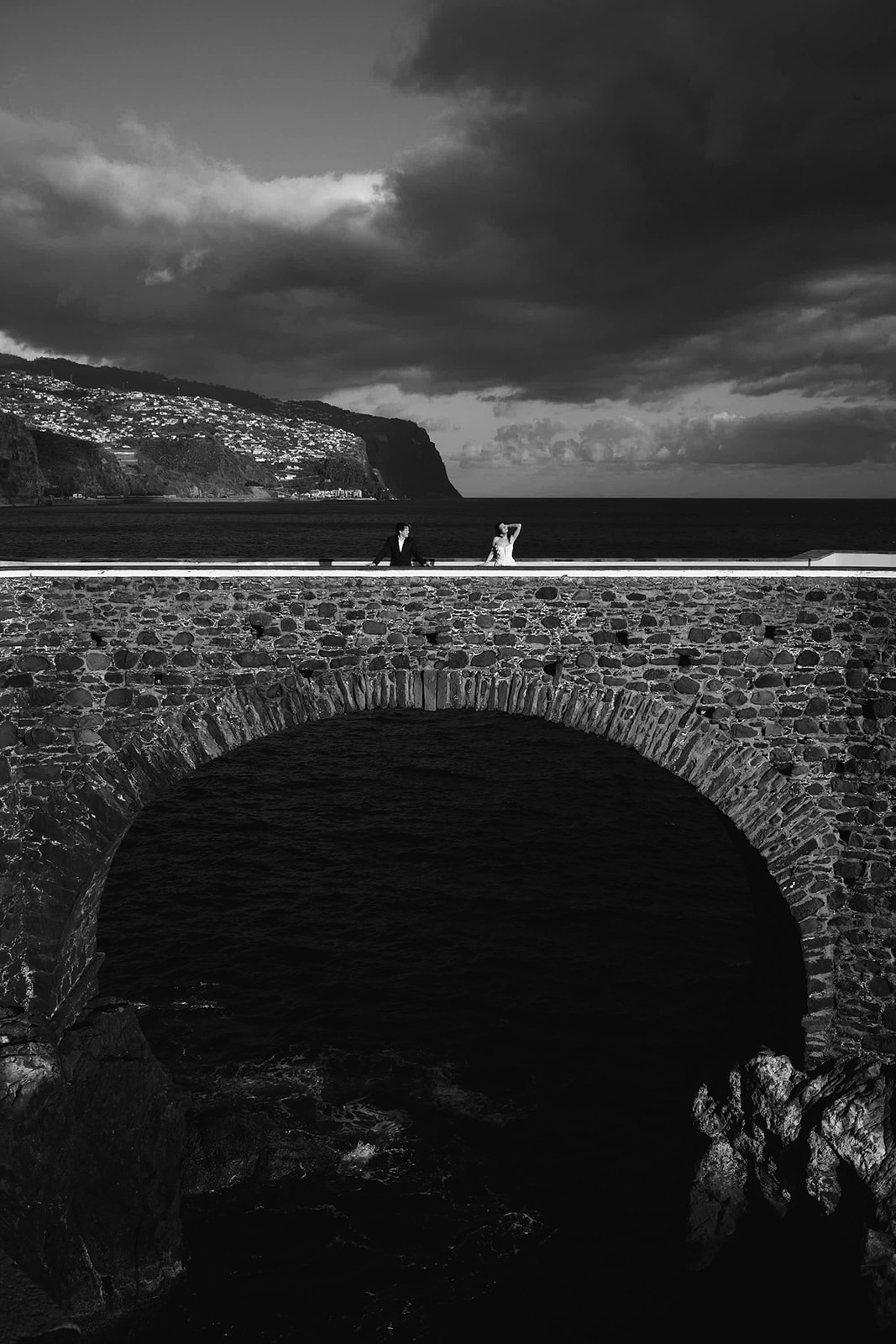Maria and Jonathan at Ponta do Sol
