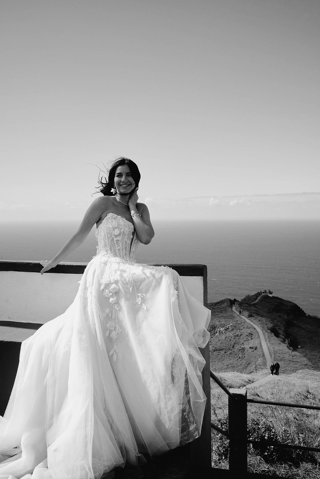 Maria and Jonathan at Ponta do Sol