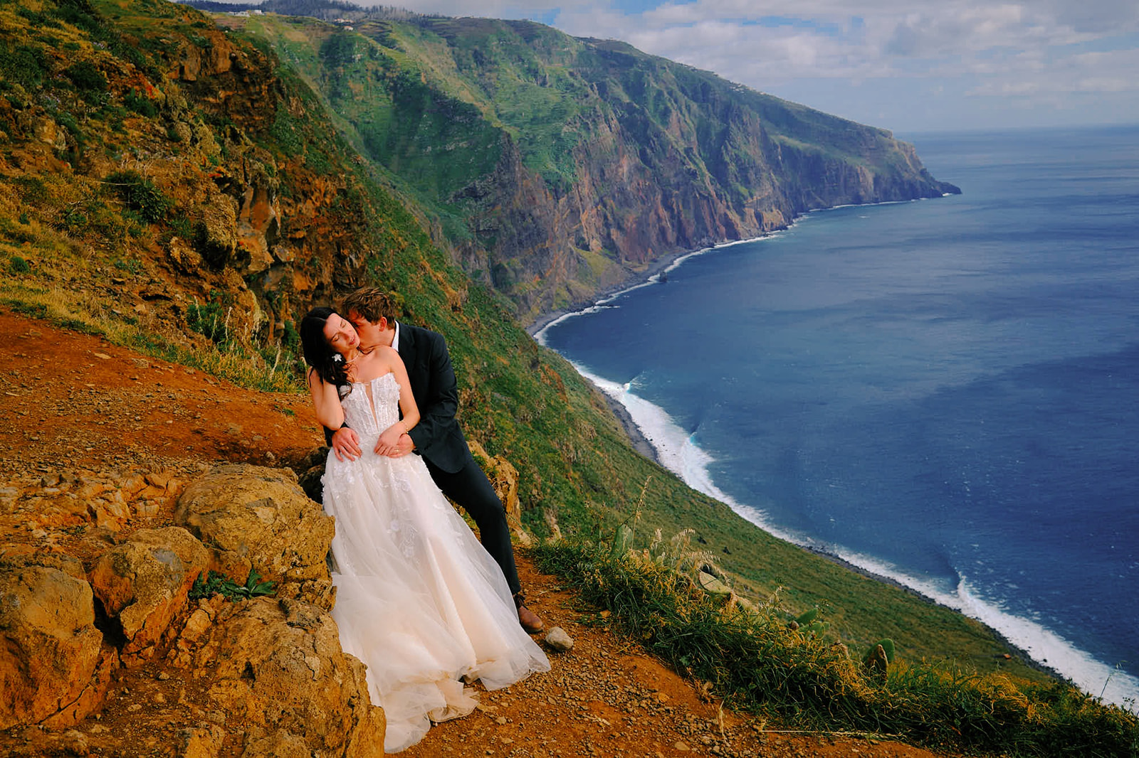 Maria and Jonathan on Madeira in winter
