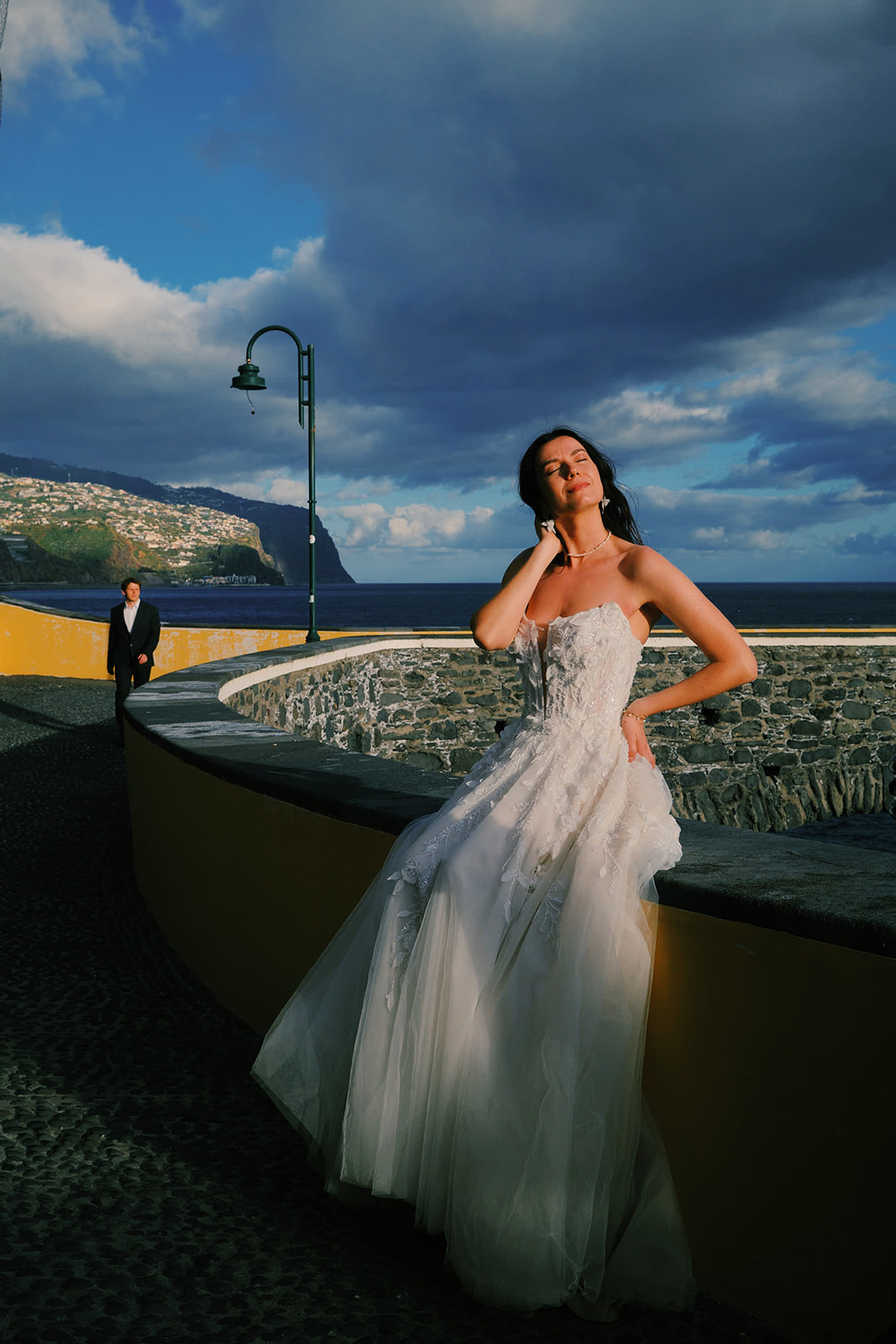 First light over the hills of Madeira