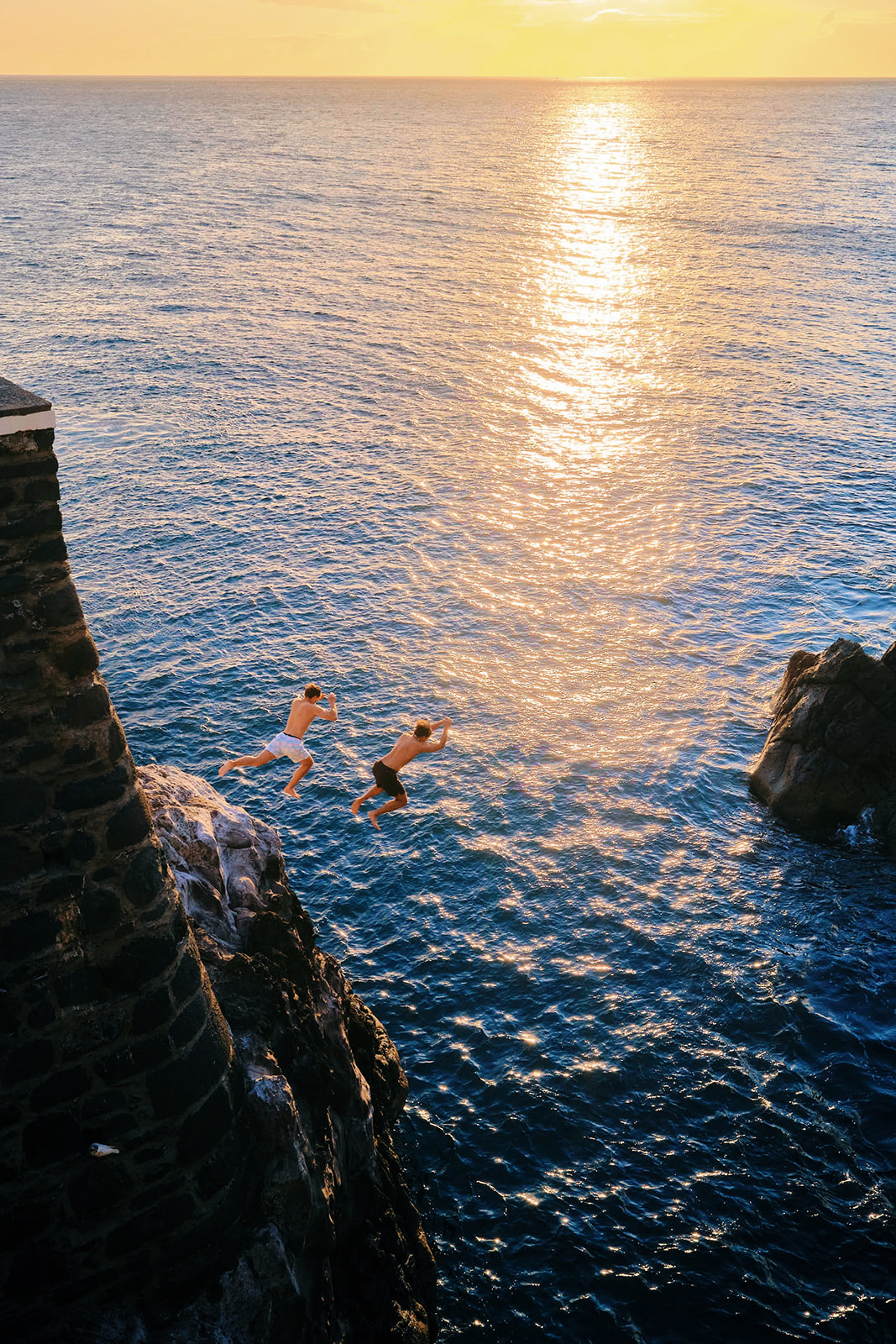 Maria and Jonathan at Ponta do Sol
