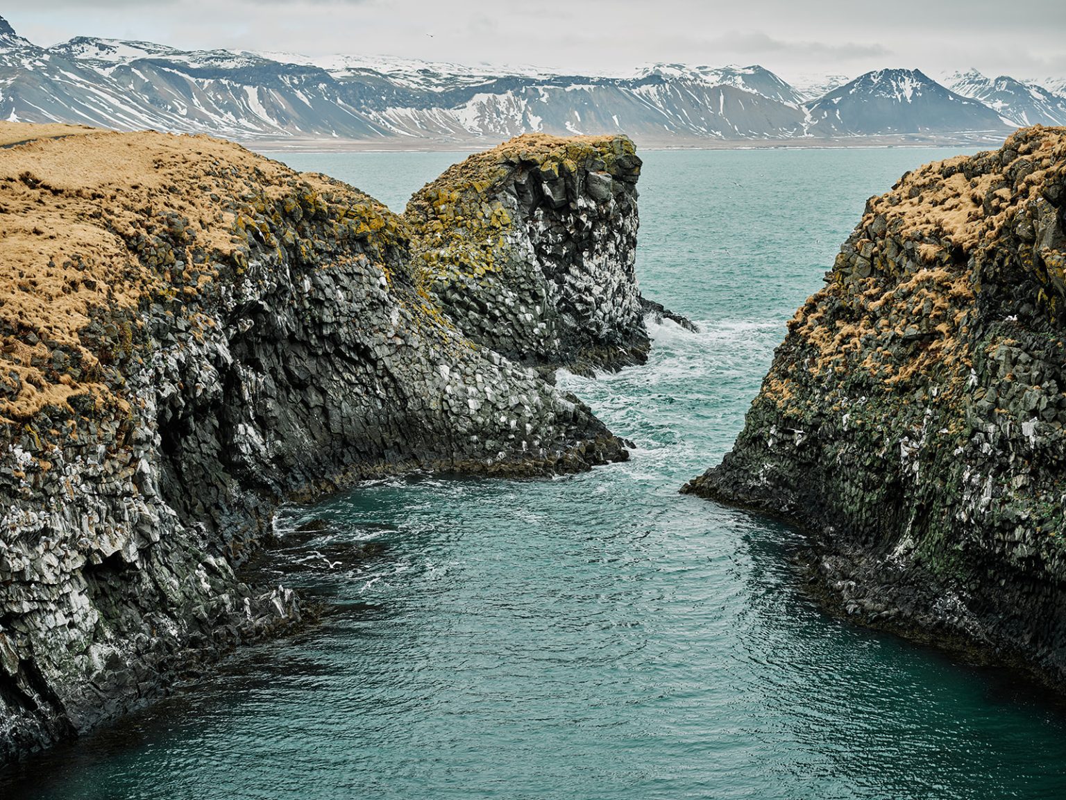 The sea arch at Arnarstapi, Snæfellsnes, Iceland