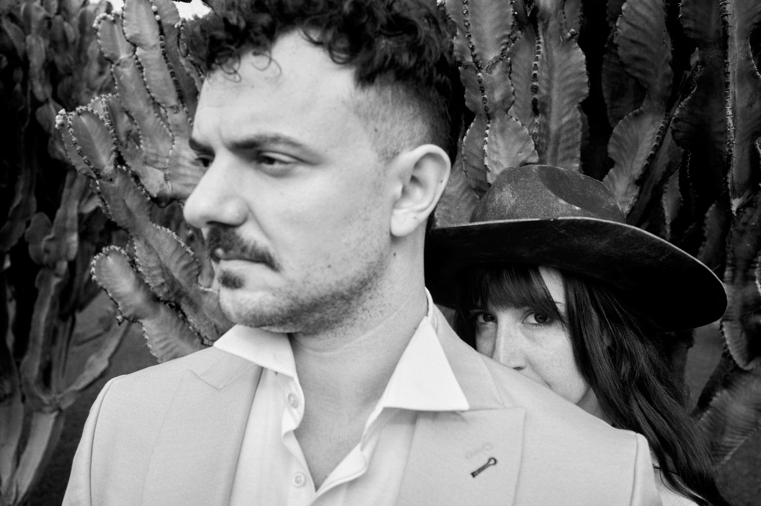 Riccardo, portrait in black and white, Lanzarote