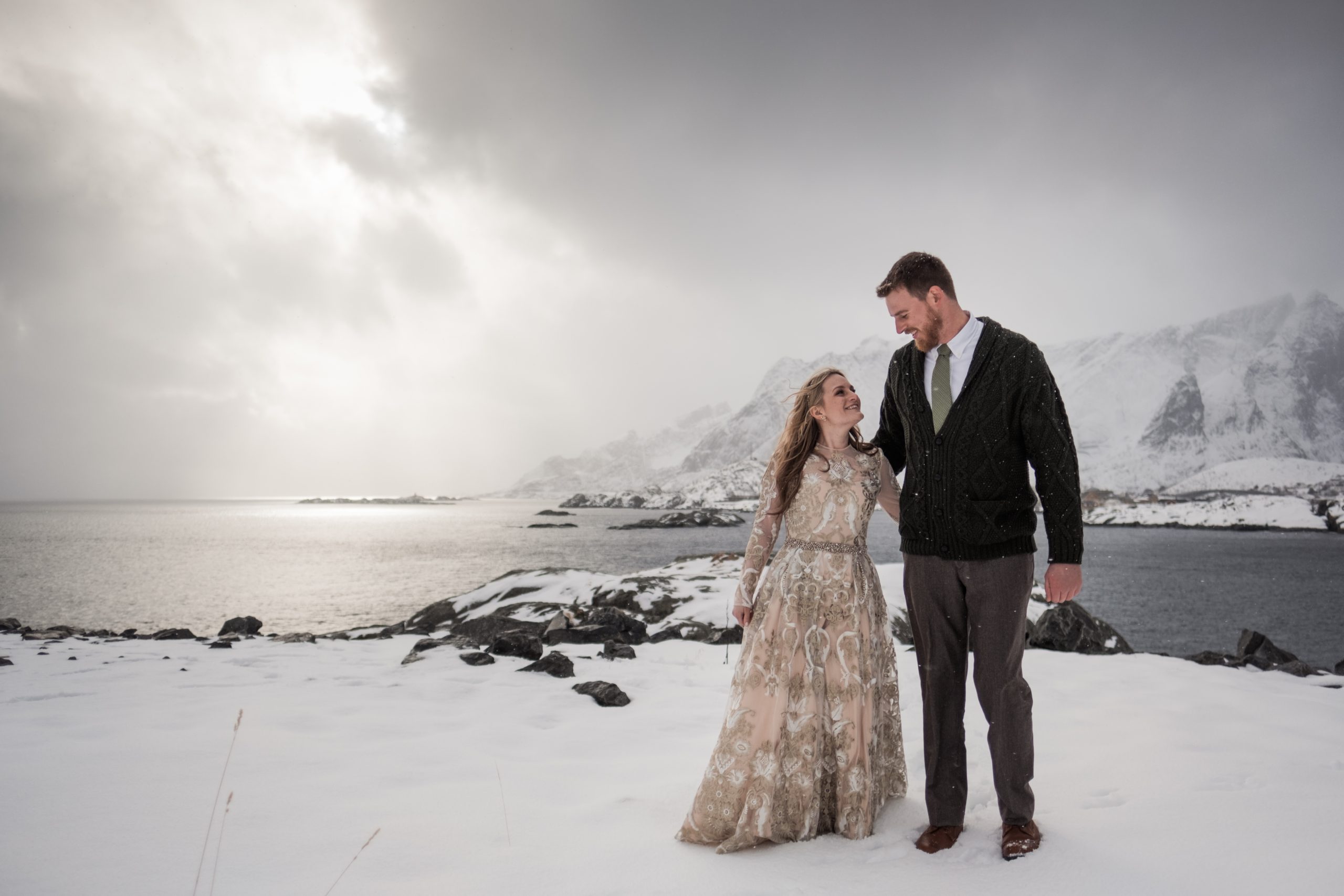 Jamie & Christopher — A Winter Elopement in Lofoten