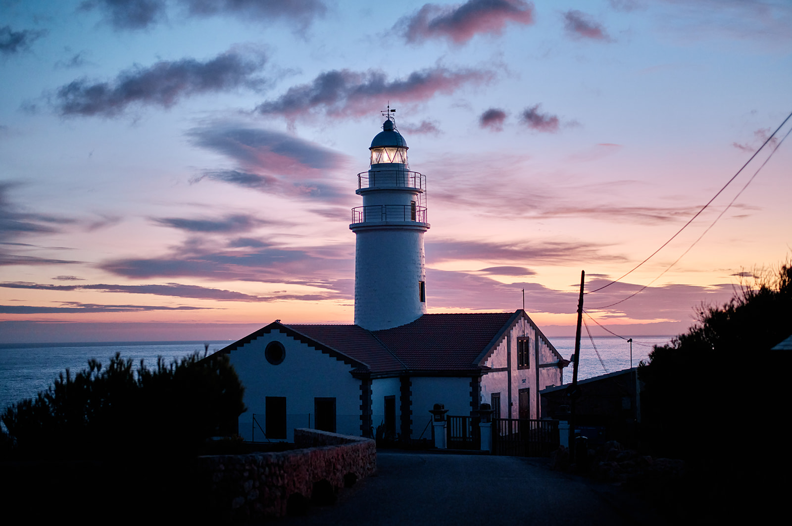 Sunrise elopement at Capdepera Lighthouse, Mallorca
