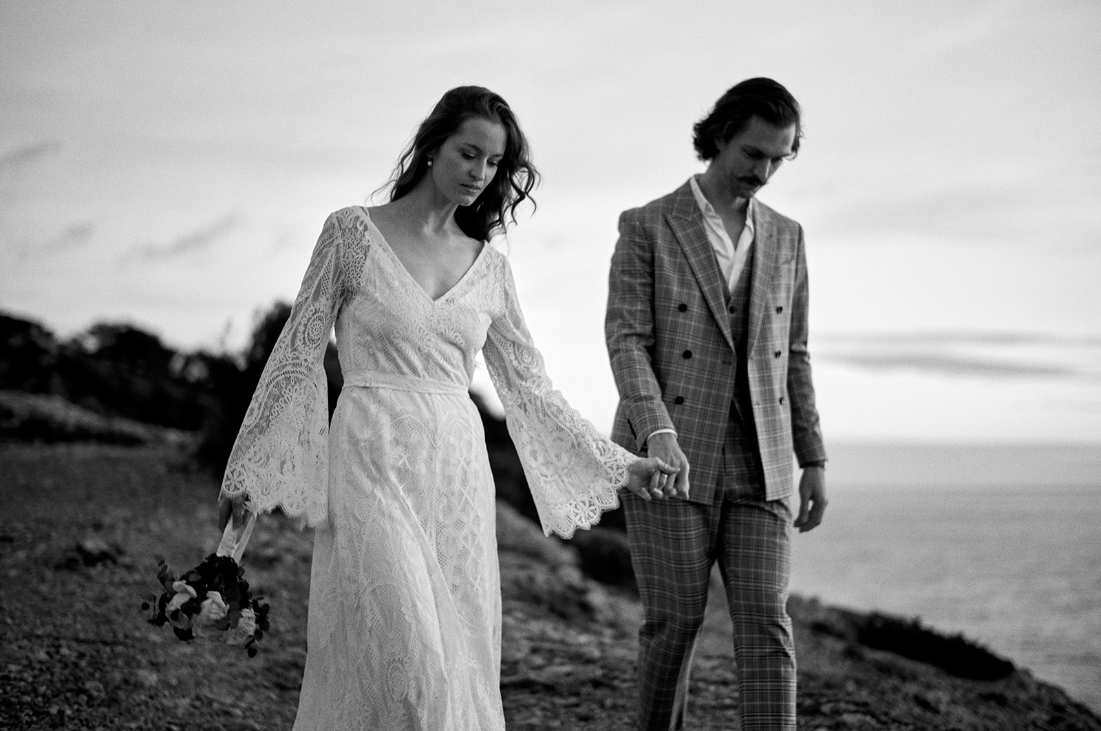 Sunrise elopement at Capdepera Lighthouse, Mallorca