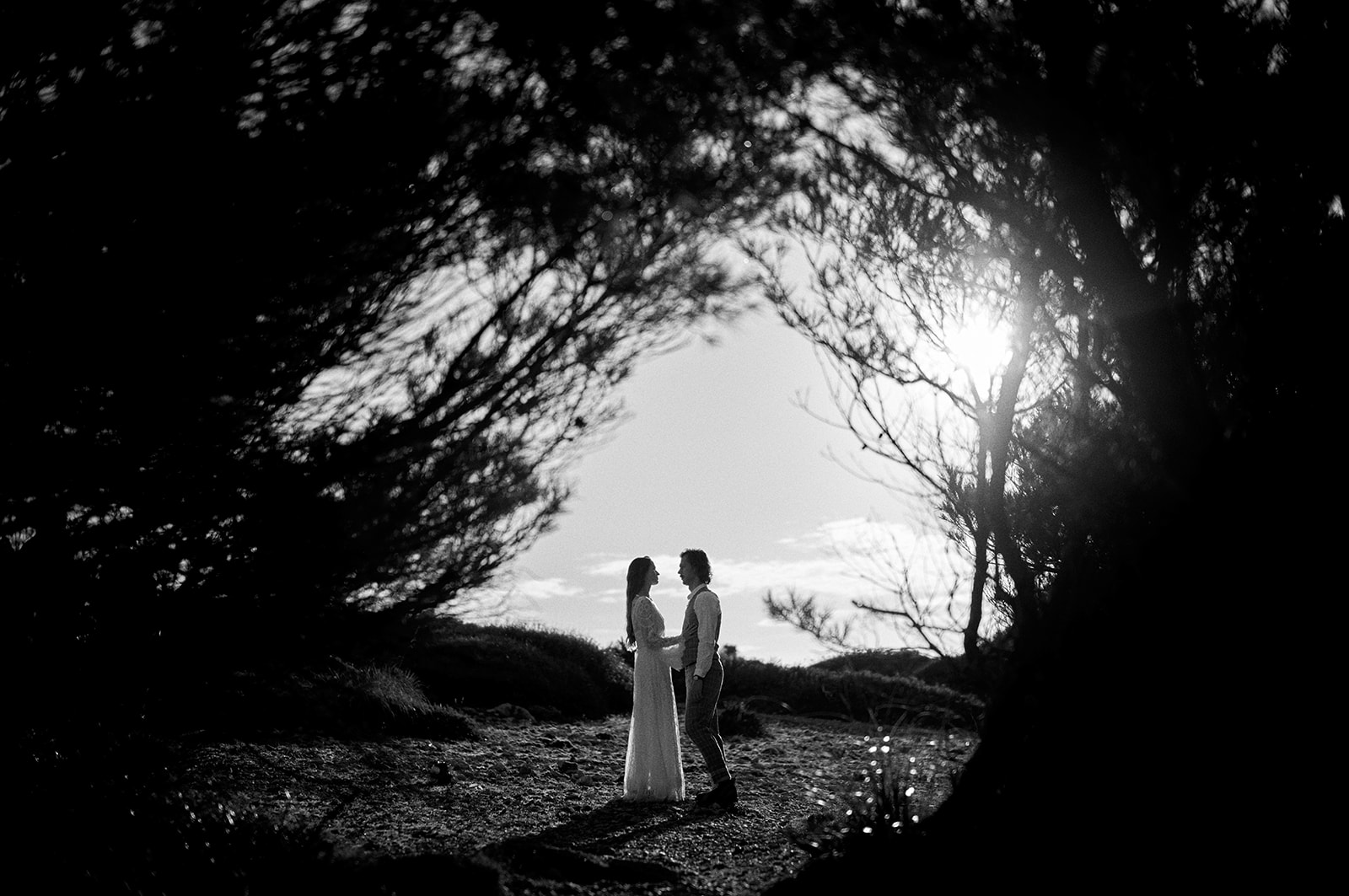 Morning light on a Mallorca elopement at Capdepera