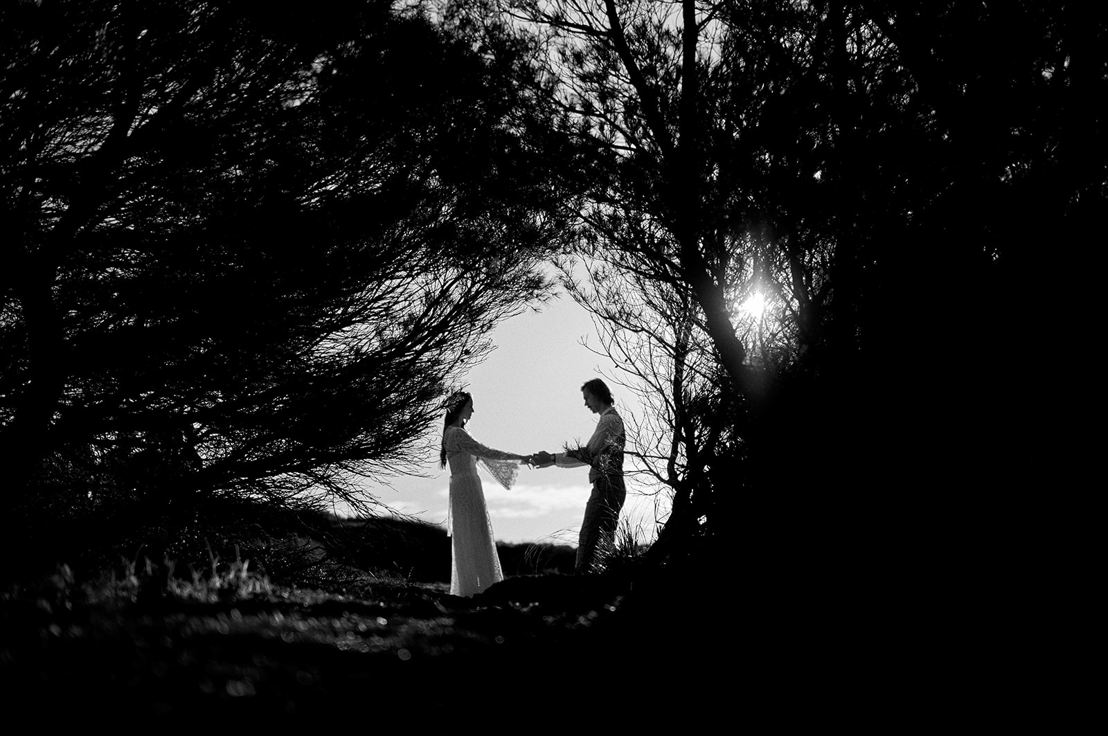 Sunrise elopement at Capdepera Lighthouse, Mallorca