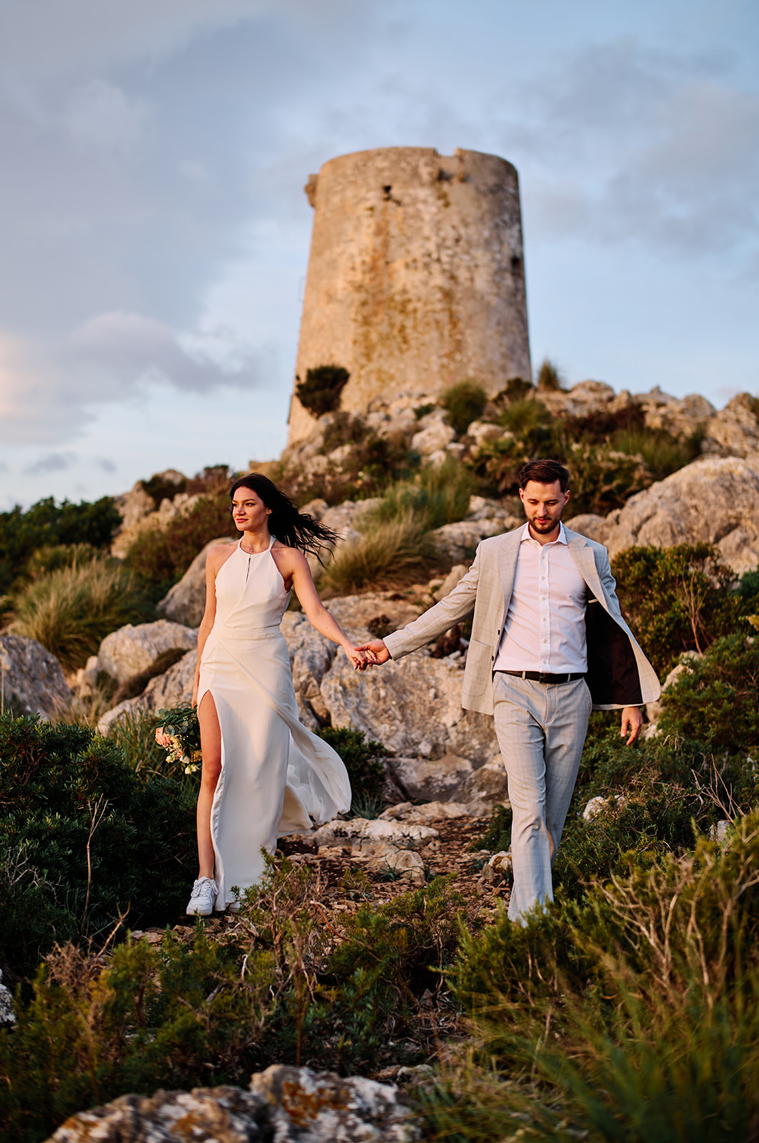 Monika and Lukasz in the north of Mallorca