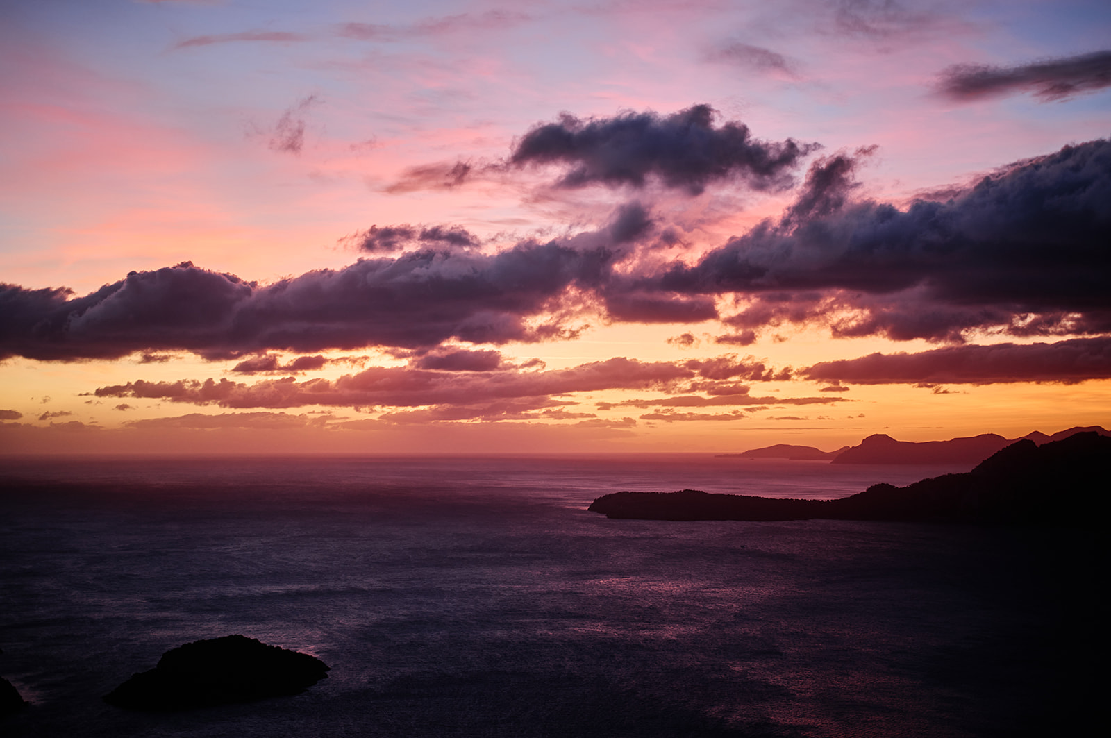 The north coast of Mallorca
