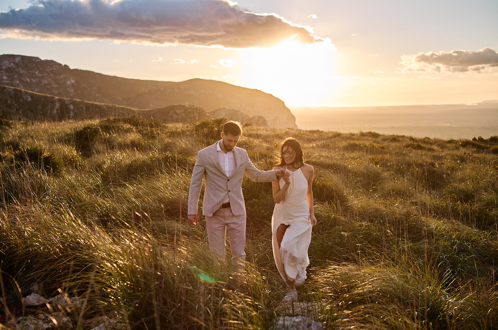 Monika and Lukasz in the north of Mallorca