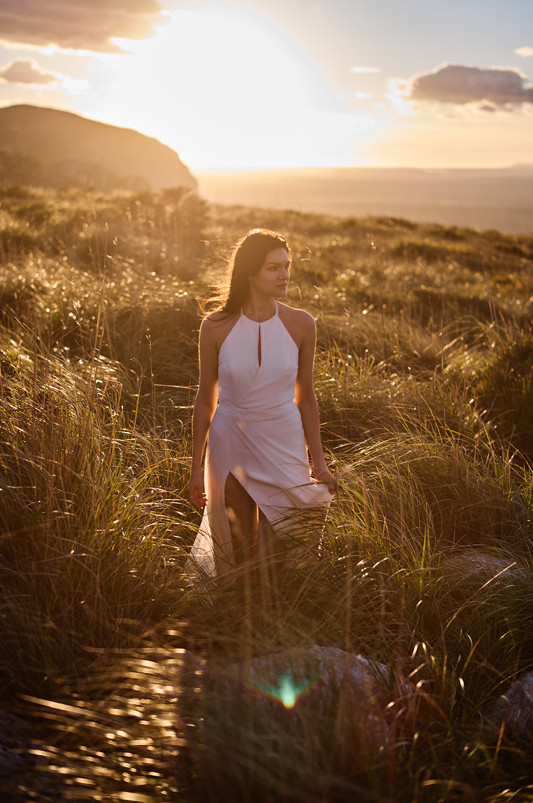 Monika and Lukasz at the Talaia d’Albercutx watchtower at dawn