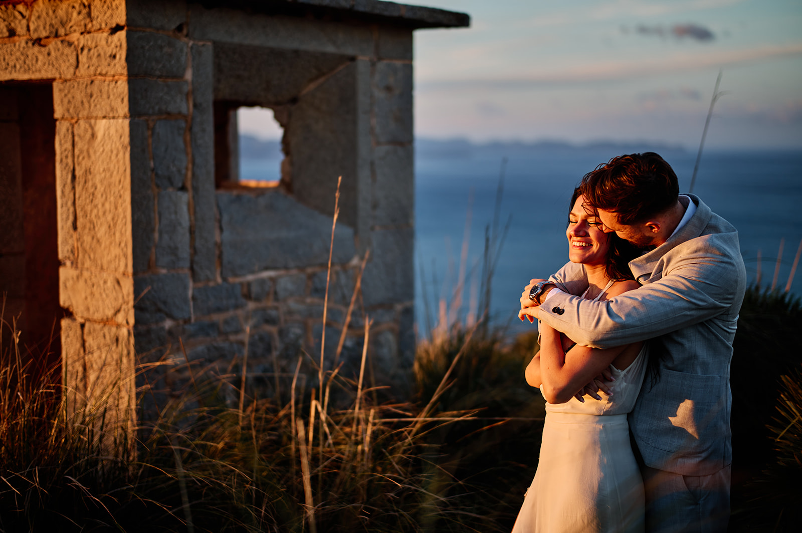 Monika and Lukasz at La Victoria beach, Alcudia