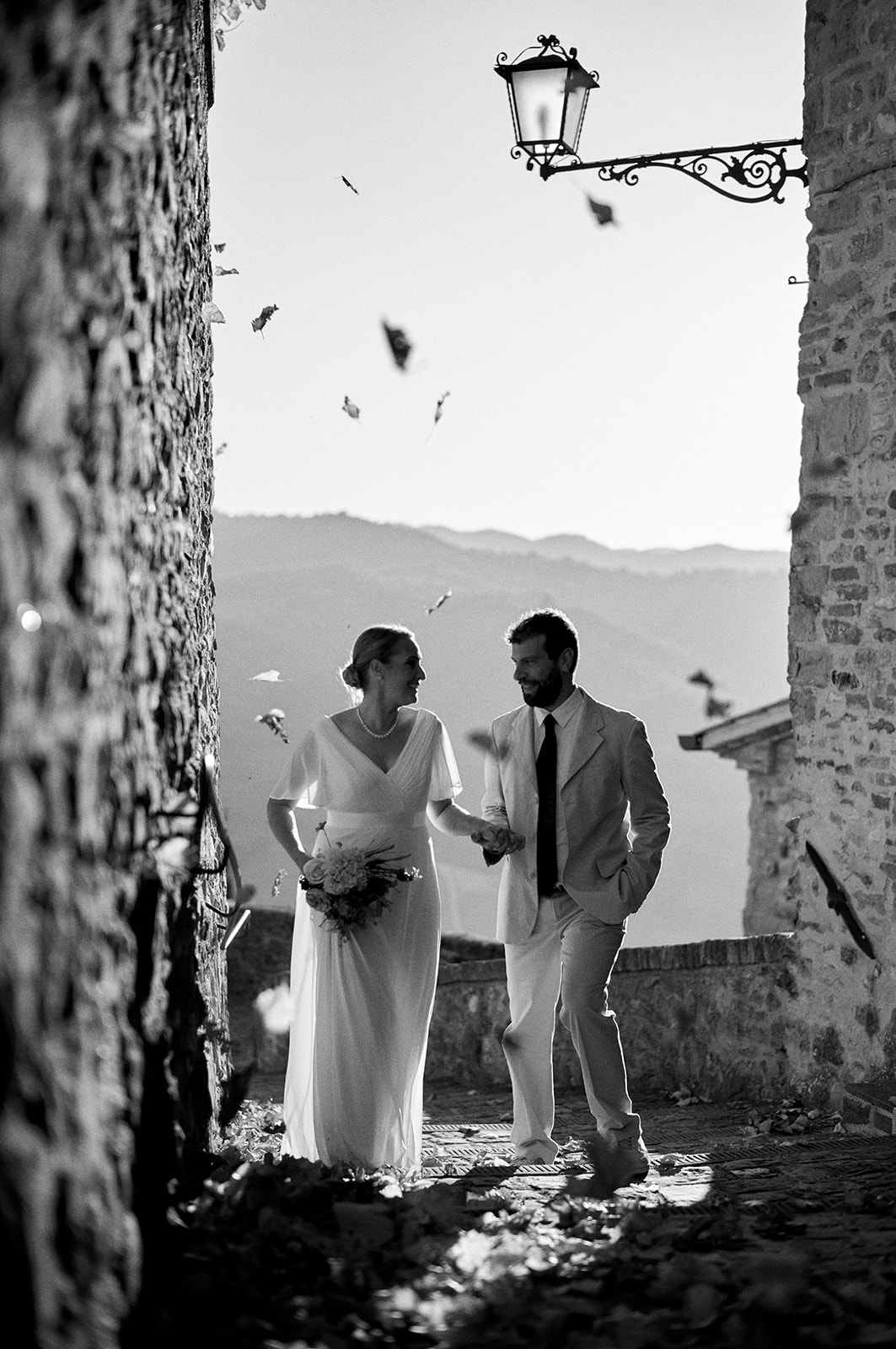 The stone lanes of Montone