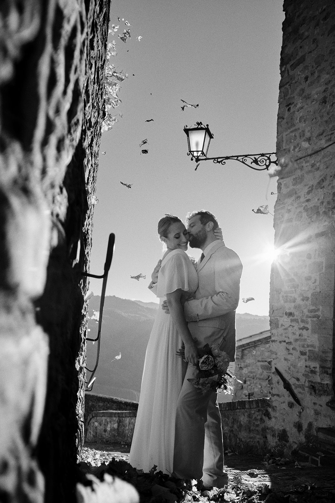 The hills of Umbria around Montone