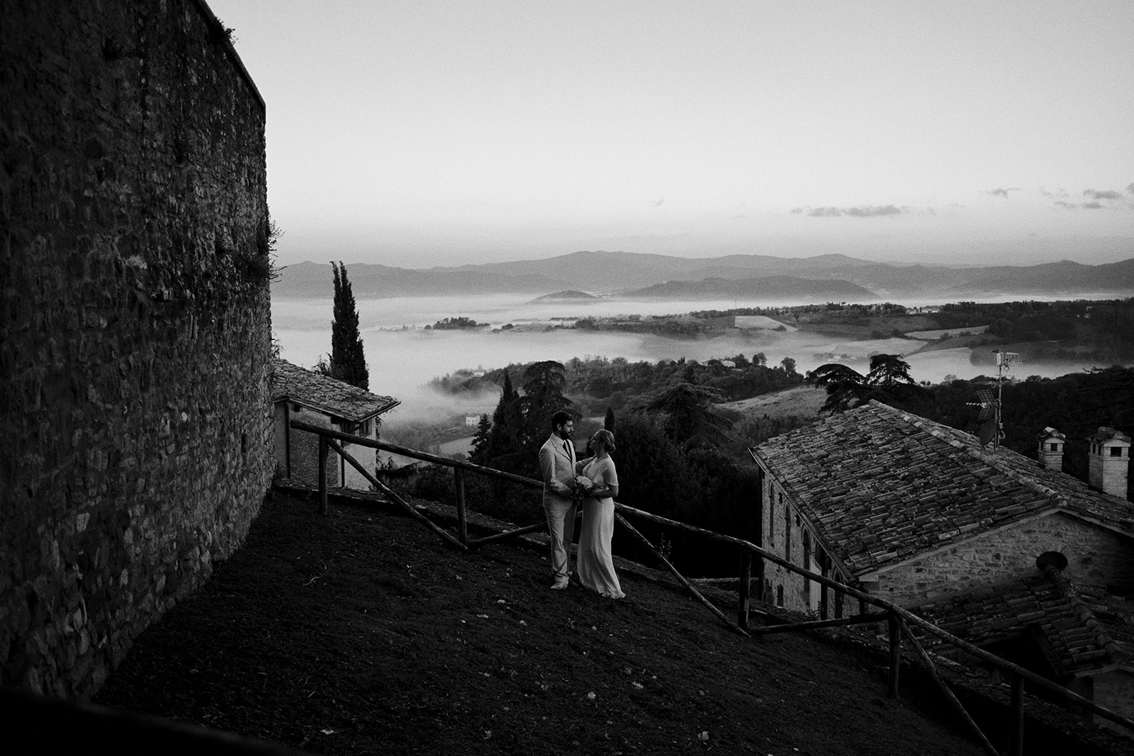The stone lanes of Montone