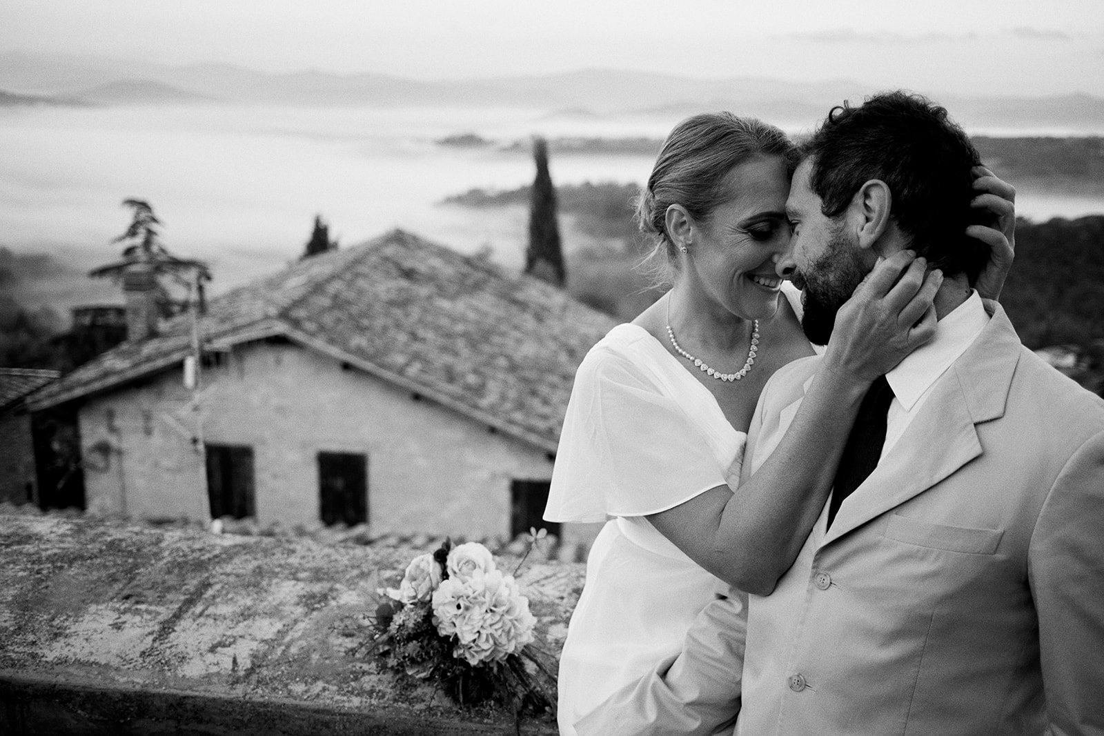 The hills of Umbria around Montone