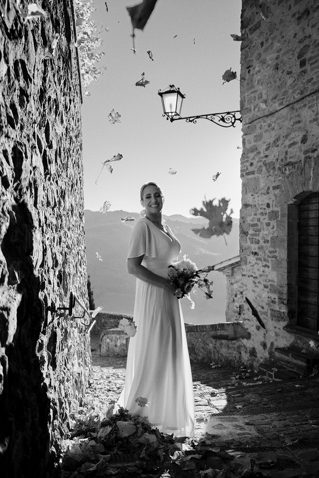 The hills of Umbria around Montone