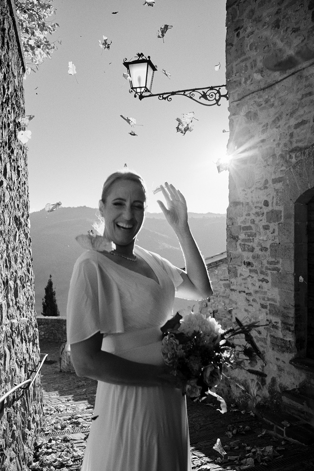 The hills of Umbria around Montone